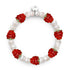 Raspberry x Ivory Pearl | .925 Sterling Silver | Berry Bracelet